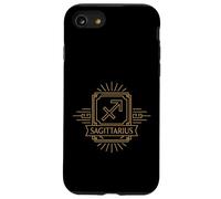 Graphique du Zodiaque Sagittaire Art Déco Coque pour iPhone SE (2020) / 7/8