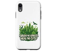 Graphique écologique de la nature de la ville - Green the Streets Coque pour iPhone XR