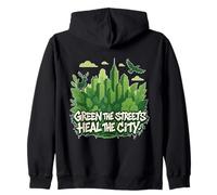 Graphique écologique de la nature de la ville - Green the Streets Sweat à Capuche