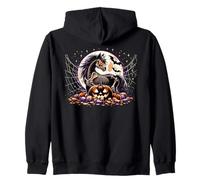 Graphique Effrayant de Cheval Squelette d'halloween pour Filles Sweat à Capuche