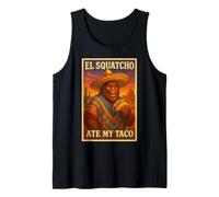 Graphique El Squatcho Ate My Taco Bigfoot Taco Taco Lover Débardeur