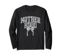 Graphique élégant nœud Motherhood Empowerment Manche Longue