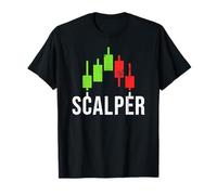 Graphique en chandeliers Scalper - Amateur de stratégies de trading T-Shirt
