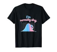 Graphique en Courbe en Cloche de la Science des données, Je suis normalement timide T-Shirt