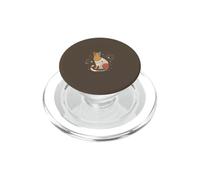 Graphique esthétique Chat Cosmique étoiles célestes PopSockets PopGrip pour MagSafe