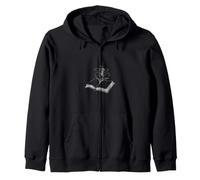 Graphique esthétique de la Bible Ouverte et Fleur de lys Sweat à Capuche