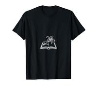 Graphique esthétique de la Bible Ouverte et Fleur de lys T-Shirt