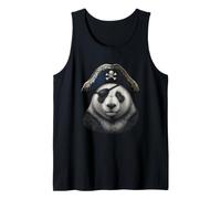 Graphique esthétique Panda Amusant pour Amoureux des Animaux Pirates Débardeur