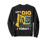 Graphique « Excavator 11th Birthday Lets Dig and Play Today » Sweatshirt