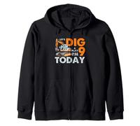 Graphique « Excavator 9th Birthday Lets Dig and Play Today » Sweat à Capuche