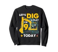 Graphique « Excavator 9th Birthday Lets Dig and Play Today » Sweatshirt