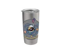 Graphique explorateur galactique astronaute cosmique aventurier Gobelet isotherme en acier inoxydable double paroi
