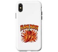 Graphique Explosion de Poivre épicé Flame Burst Coque pour iPhone X/XS