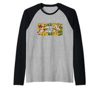 Graphique Fantaisie America is The Problem Fast Food Manche Raglan