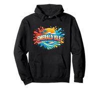 Graphique Fantaisie de Plage Emerald Isle North Carolina Sand Dunes Beach Sweat à Capuche