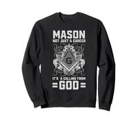 Graphique Franc-maçon Calling from God Mason Citation Freemasonry Graphic Sweatshirt