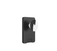Graphique géométrique Abstrait Vague Noire PopSockets PopWallet pour MagSafe