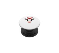 Graphique Hay Girl Cow Farm Dairy Cattle Hifer Cow Lover PopSockets PopGrip Adhésif