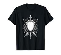 Graphique héraldique Knight Valor pour les amateurs d'histoire T-Shirt