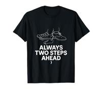 Graphique Humoristique Always Two Steps Ahead Cycling T-Shirt