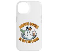 Graphique Humoristique Auntie Goose on The Loose Coque pour iPhone 14
