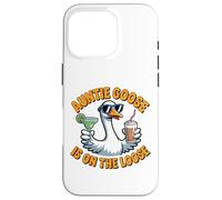 Graphique Humoristique Auntie Goose on The Loose Coque pour iPhone 16 Pro