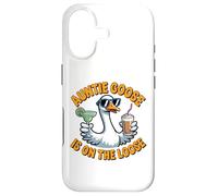 Graphique Humoristique Auntie Goose on The Loose Coque pour iPhone 17