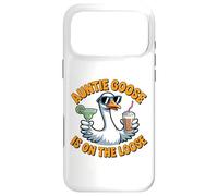 Graphique Humoristique Auntie Goose on The Loose Coque pour iPhone 17 Pro Max