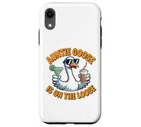 Graphique Humoristique Auntie Goose on The Loose Coque pour iPhone XR