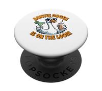 Graphique Humoristique Auntie Goose on The Loose PopSockets PopGrip Adhésif