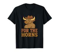 Graphique Humoristique for The Horns Western Bull T-Shirt