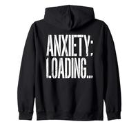 Graphique Humoristique Humoristique de santé mentale sur l'anxiété Sweat à Capuche