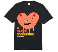 Graphique Humoristique « I Hate Everyone No Exceptions » Comfort Colors Adult Heavyweight T-Shirt