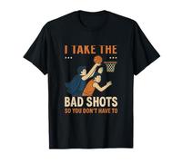 Graphique Humoristique I Take The Bad Shots Basketball T-Shirt