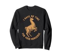 Graphique Humoristique Lama I Have No Time for Your Nonsense Vintage Sweatshirt