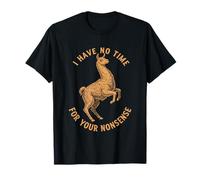 Graphique Humoristique Lama I Have No Time for Your Nonsense Vintage T-Shirt