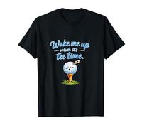 Graphique Humoristique Wake Me Up When It's Design Time Golf T-Shirt