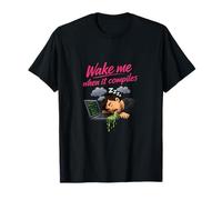Graphique Humoristique Wake Me When It Compiles IT Reboot T-Shirt