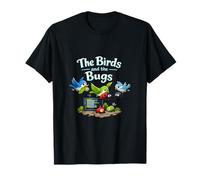 Graphique Humour de débogage des Oiseaux et des Insectes T-Shirt