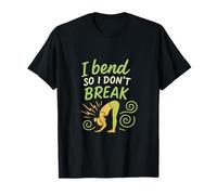 Graphique « I Bend So Don't Break Yoga Mindfulness » T-Shirt