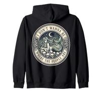 Graphique I Don't Wanna Be Where The People are Mermaid Sweat à Capuche