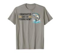 Graphique « I Graduated Can I Go Fishing Now » T-Shirt