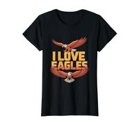 Graphique I Love Eagles Proud Enthusiast T-Shirt Graphique avec Valeur