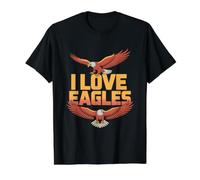 Graphique I Love Eagles Proud Enthusiast T-Shirt Graphique avec Valeur