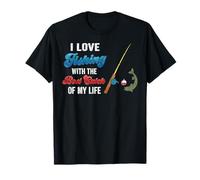 Graphique « I Love Fishing with The Best Catch of My Life » T-Shirt