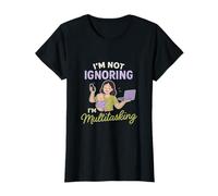 Graphique I'm Not Ignoring You I'm Multitasking Mom T-Shirt