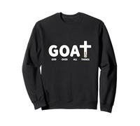 Graphique inspirant God Over All Things Faithful Believer Sweatshirt