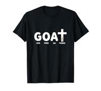Graphique inspirant God Over All Things Faithful Believer T-Shirt