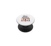Graphique inspirant Love Has No Borders Equality Inclusion PopSockets PopGrip Adhésif