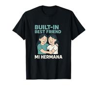 Graphique intégré Best Friend MI HERMANA T-Shirt